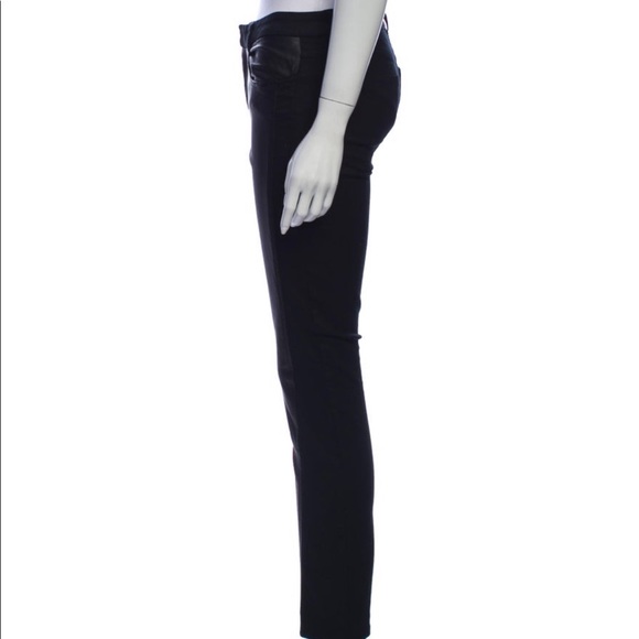 Helmut Lang leather jeans black 28 - Picture 3 of 4